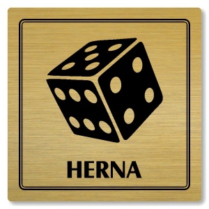 Herna, 118x118mm, zlatá, Utah